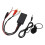 Bluetooth AUX Module 2 RCA Cable Adapter with Hands‑Free Microphone for for Alpine for Pioneer 9