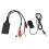 Bluetooth AUX Module 2 RCA Cable Adapter with Hands‑Free Microphone for for Alpine for Pioneer 6