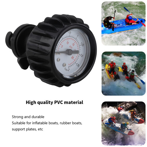 Inflatable Boat Barometer Rubber Dinghy Unidirectional Pressure Gauge Measuring Tool 2