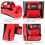 Schlag-Boxsack mit gebogenem Treff-Schild und Armgurt für Training im Freien 4
