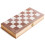 3-in-1 Holz-Schachset Klappbrett, Reise-Dames & Backgammon 10