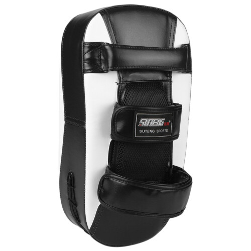Premium PU-Leder Boxen Kickboxen Pratzen, 35x19x8 cm 2