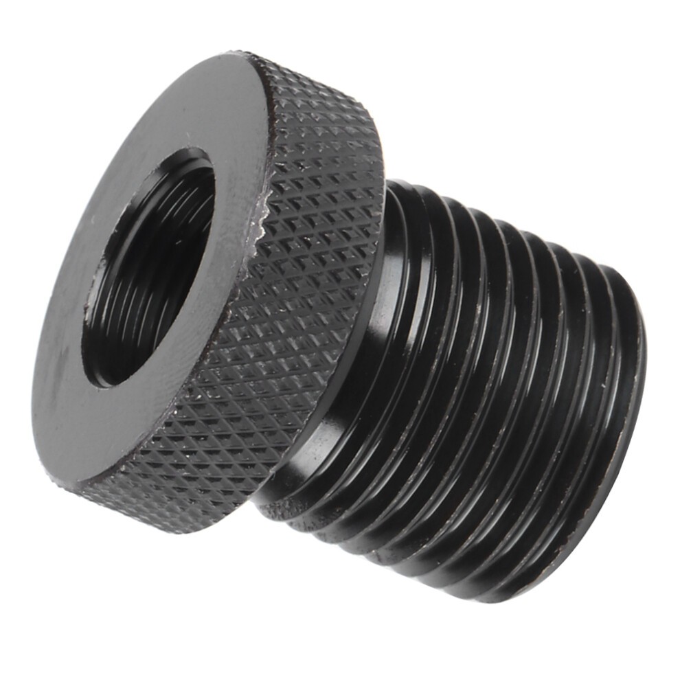 1/2Â28 To 3/4Â16 Threaded Oil Filter Adapter Knurled Connector Automotive Parts Black 8181323518563