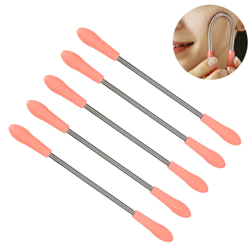 5pcs Facial Hair Remover Spring Original Facial Cheek Chin Hair Removal Removing Hair Tool
