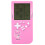 Game Console Portable Large Screen Pocket Game Console Classical Children Game ToysPink 10