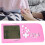 Game Console Portable Large Screen Pocket Game Console Classical Children Game ToysPink 16