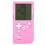 Game Console Portable Large Screen Pocket Game Console Classical Children Game ToysPink 12
