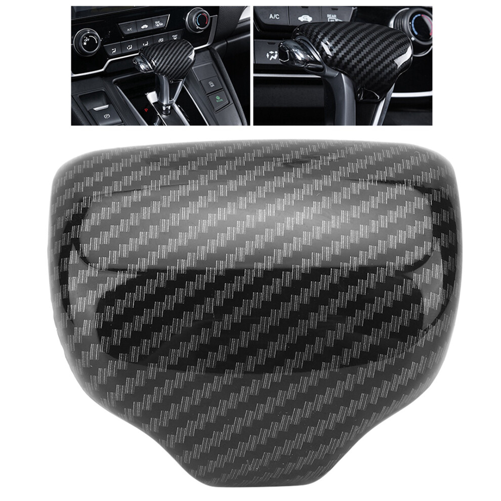 Gear Shift Knob Cover Carbon Fiber Trim Decor Water Transfer Fit For Honda Crv 2017Â2020 4651323520315