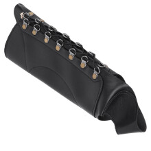 Zwei-Generationen-Outdoor-Schießarmband PU Schwarz Verstellbarer Riemen