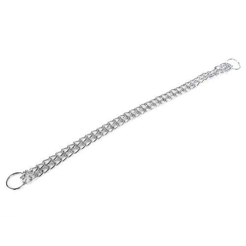 Robuste doppelte Eisenhalsband-Kette für große Hunde – 80 cm lang 1