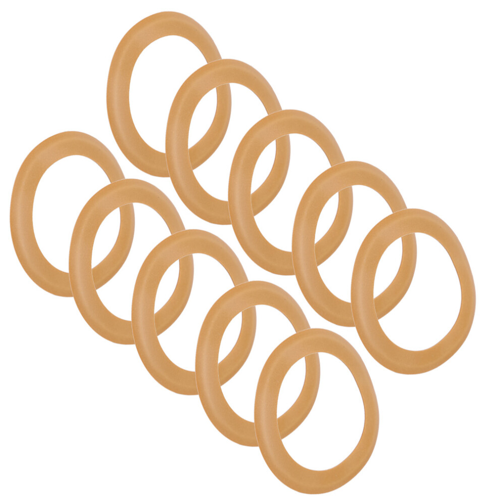 10Pcs Rubber Piston Ring Insulated Pump Accessories For 550W Oil‑Free Silent Air Compressor 4011323522700