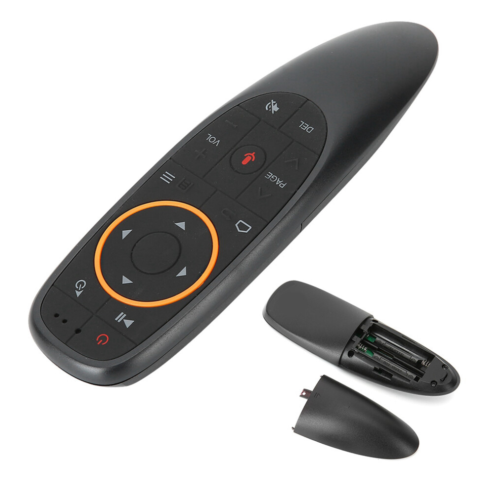 G10 Voice Remote Control 2.4G Air Mouse Mini Wireless Keyboard With Gyroscope(2.4G Body Feeling Gyroscope Voice ) Black