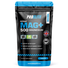 (180 Tablets) Magnesium Oxide 500mg Vegan Tablets Muscle Fatigue