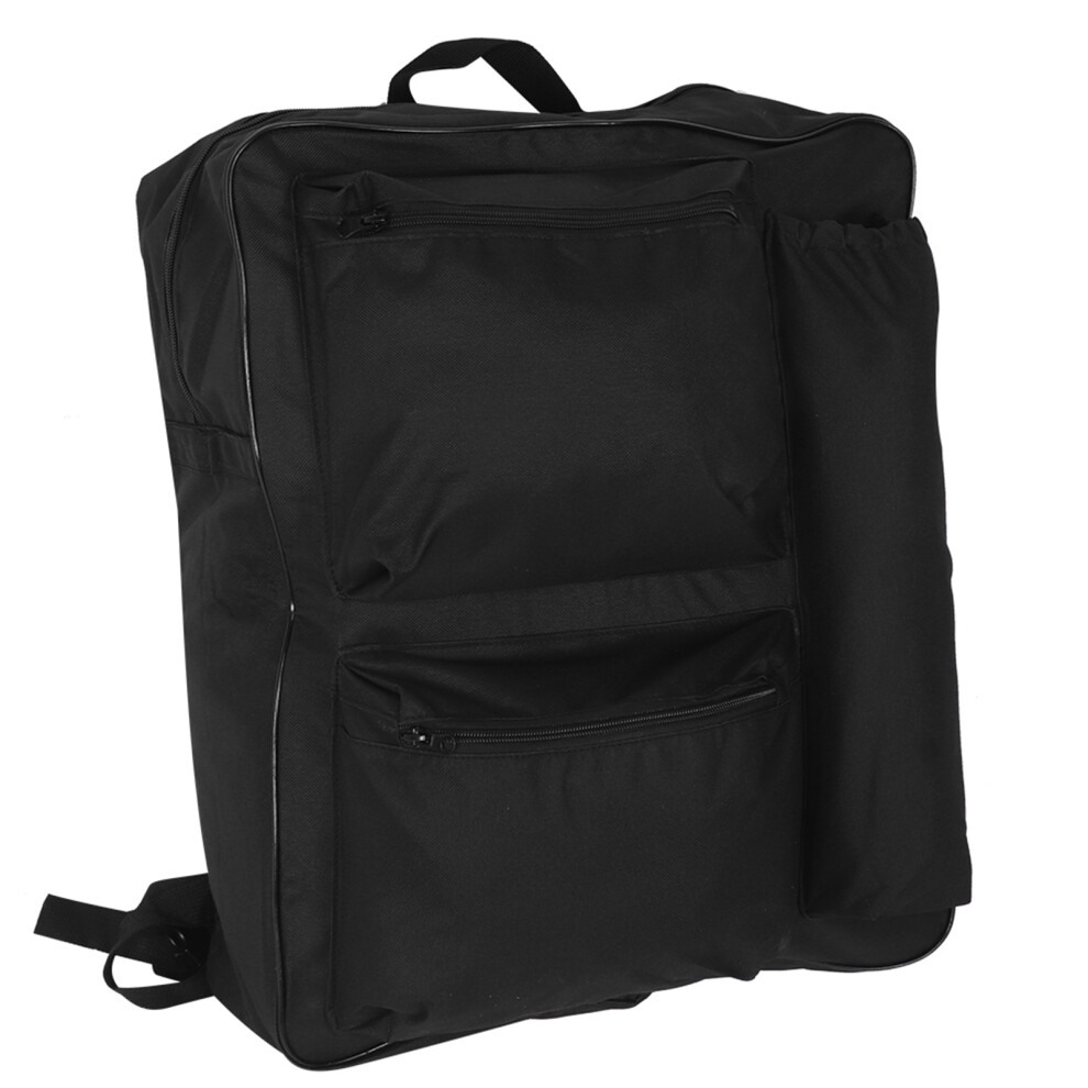 40x14x48cm Wheelchair Storage Bag Portable Cart Large Capacity Waterproof Hanging Bag Black