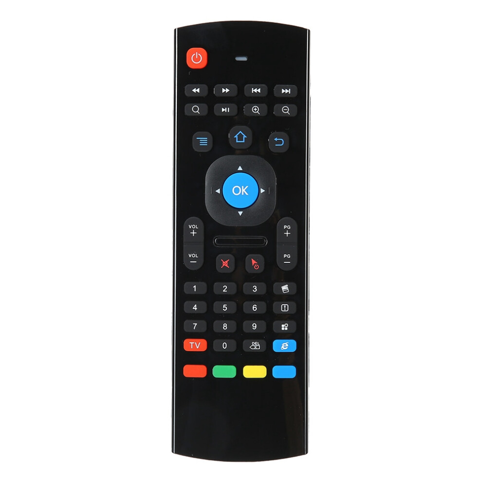 Double Sides Air Mouse Motion Sensing Remote Control 2.4G Wireless Keyboard Mouse For Computerblack 8791323523339