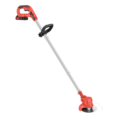 Garden Multi-Angle Lawn Trimmer,3-Zone Folding Design, Rotatable Head, Includes 10 Blades & Goggles