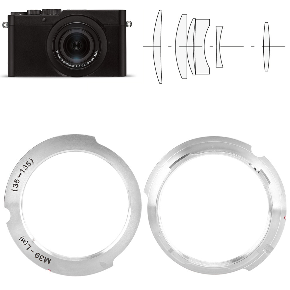Fikaz M39‑L(M) Lens Adapter Ring For M39 Mount 35Mm 135Mm Lenses To For Leica M Mount Camera 4381323524814