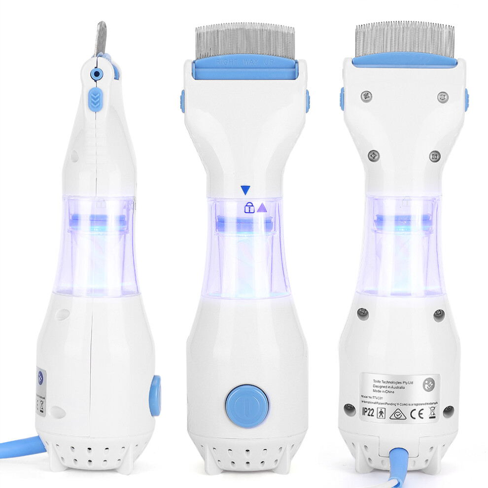 Pets Electric Remove Lice Cleaner Comb Capture Fleas Physical Cleaning Supplies  100â