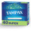 Tampax Cardboard Tampons Super Absorbency, Anti-Slip Grip 1