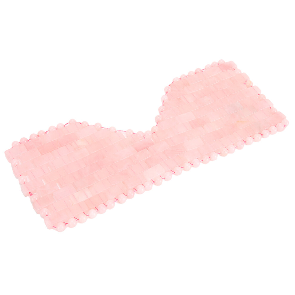 Jade Stone Eye Mask Cooling Sleeping Eye Mask Cold Therapy Eye Treatment MassagerRose Quartz