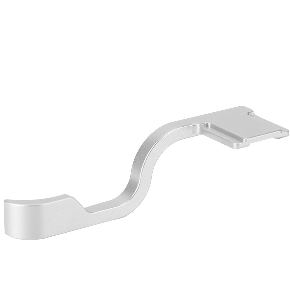 Camera Hot Shoe Finger Thumb Handle Aluminum Alloy Fit For Fuji X‑H1 Mirrorless Cameras( ) Silver 4381323527495