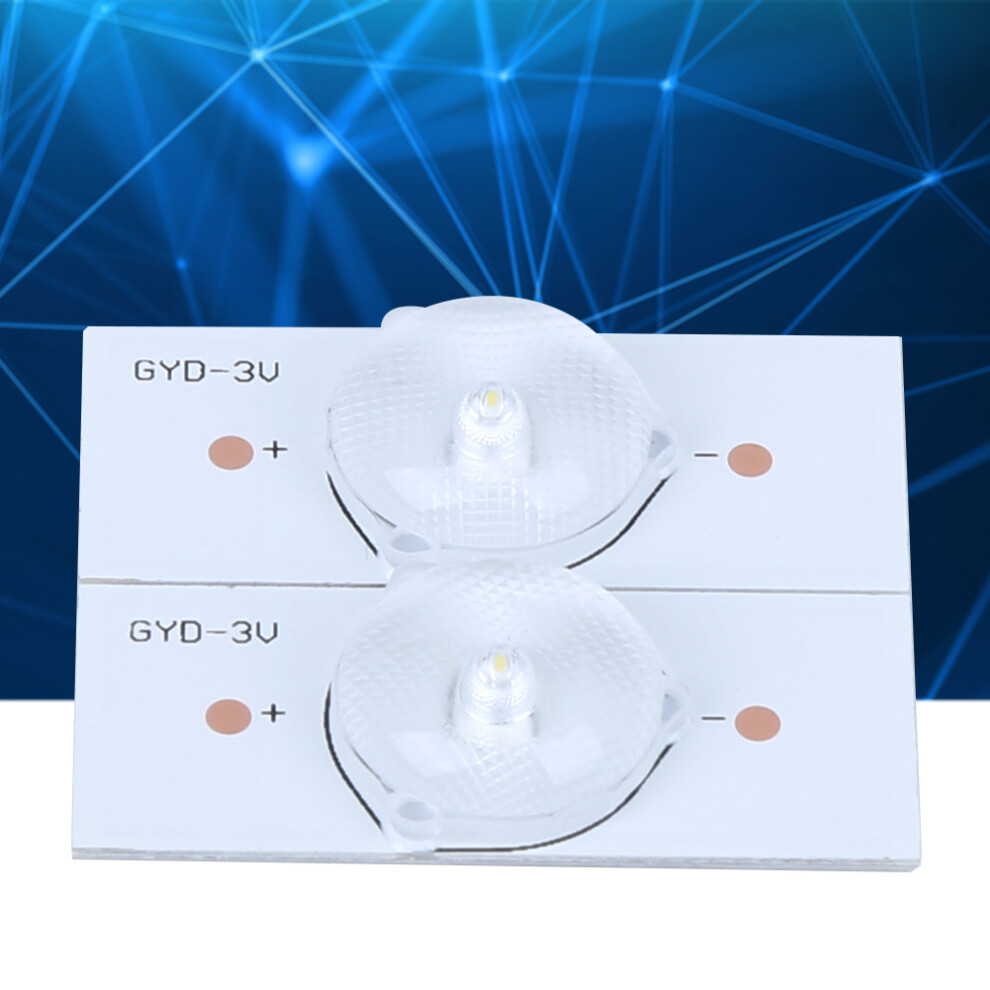 3V Smd Lamp Beads Fiberglass Board With Optical Lens Filter For Tv Repair20pcs 5061323531263