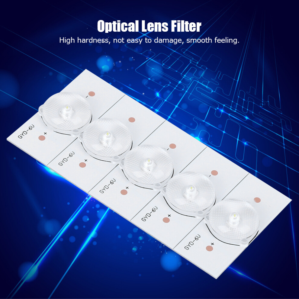 6V White Light Color General Use Smd Lamp Beads With Optical Lens Filter For Led Tv Repair20pcs 9371323531191