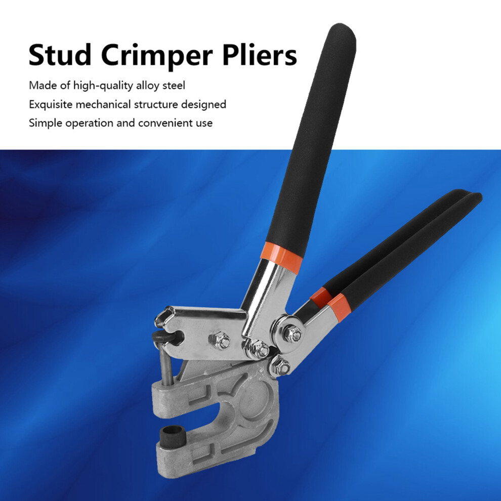 Stud Crimper Pliers Handheld Alloy Steel Connection European Style Anturust 270Mm 9451323532661