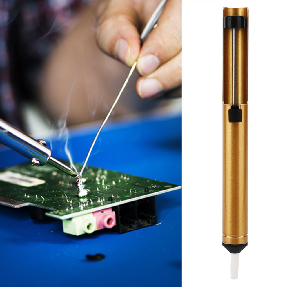 Solder Sucker Manual Tin Suction Pen Handheld Desoldering Pump Tin Removal Tool Syâ04Â8 9441323532952
