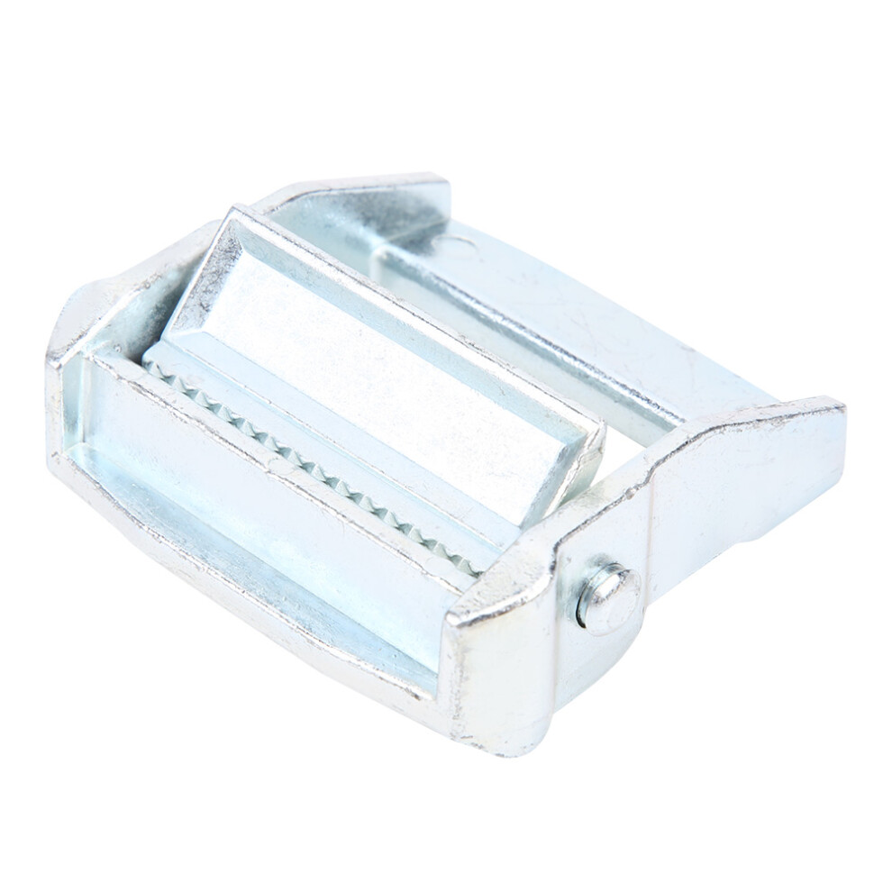 Zinc Alloy Buckle For Heavy Duty Tiedown Cargoes Strap Fixed Tensioner Ratchet Buckle(White Zinc 50Mm) 6941323533391