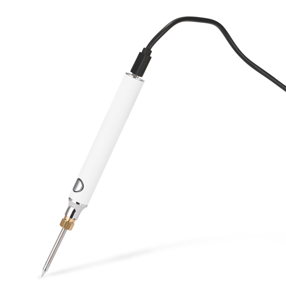 Handskit Usb Power Supplying Soldering Iron 5V 8W Adjustable Temperature Electric Soldering Iron Kit With Soldering Stand Soldering Wire 4671323535140