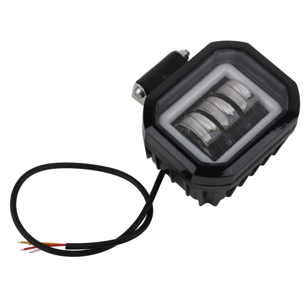 Led Work 3.5In 6000K 30W Waterproof Square Angel Eyes Lamp For Car Atv Boat Offroad Vehicle( ) Light/Amber 8251323535348