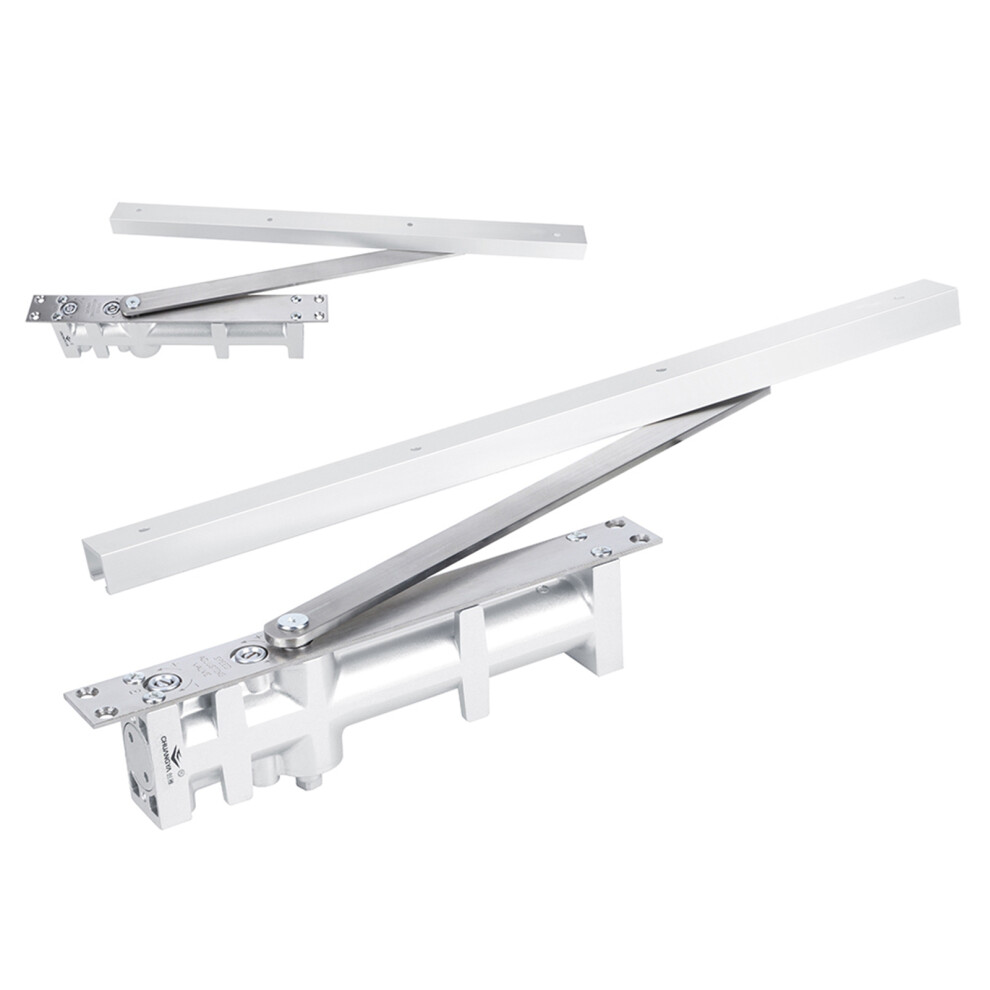 Aluminum Automatic Positioning Concealed Hydraulic Buffer Door Closers 80Kg Hardware Fittings 9371323536912