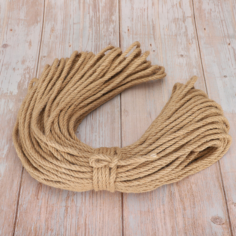Durable Sisal Rope For Cat Tree Diy Scratching Toys Scratch Board Pet Cat Supplies6mm 50M 7891323538737