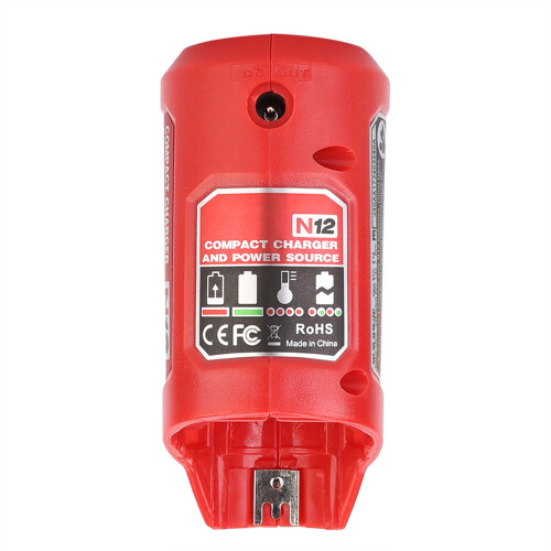 Tragbarer USB-Akkuladegerät für M12 2,1 A Schnellladung, Rot 1