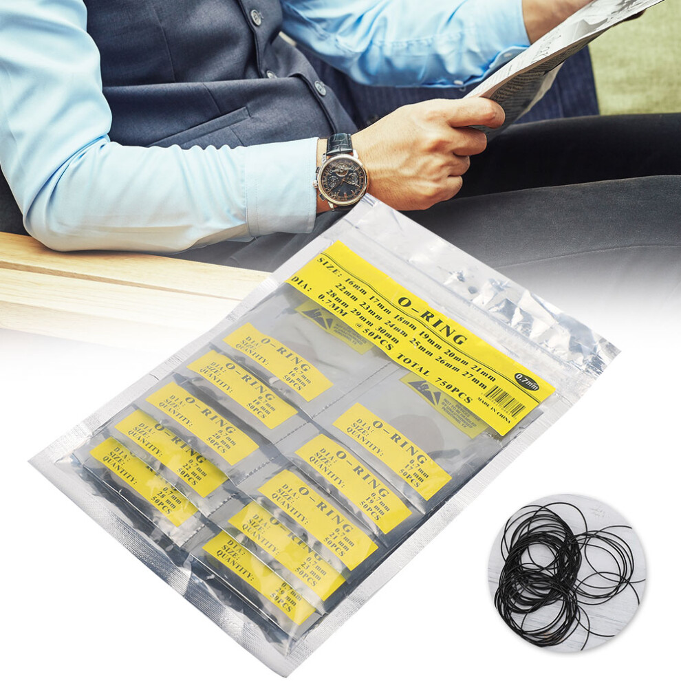 Waterproof Round Watch Gaskets O Ring Rubber Sealing Washers Watch Accessory0.7mm 7891323539291