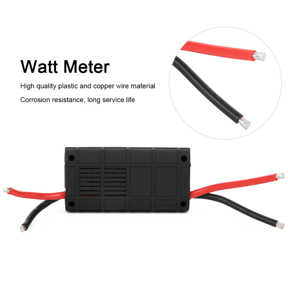Watt Meter Power Analyzer Lcd Digital Tester Volt Amp 150A For Rc Model Airplane 7671323540899