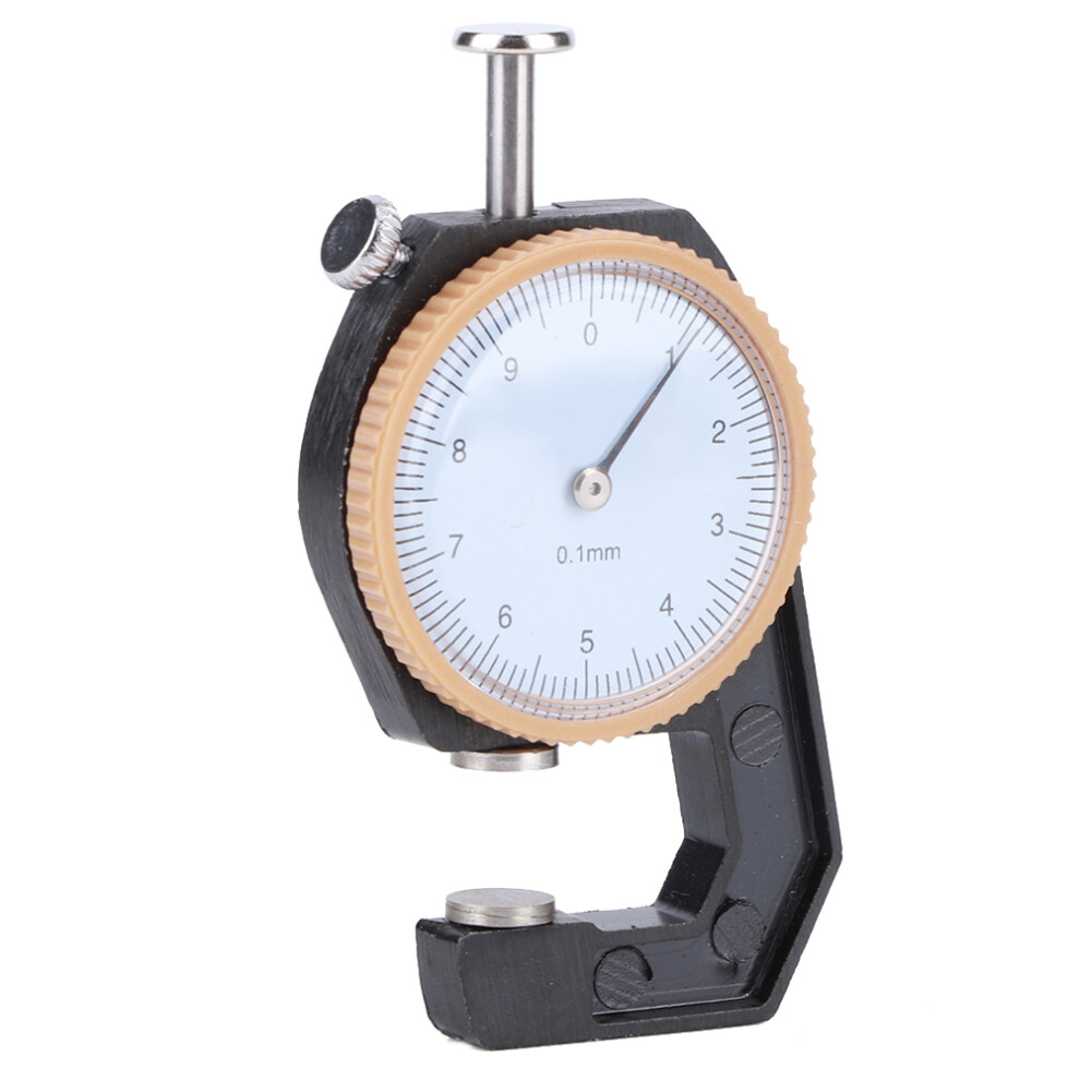 Thickness Gauge Black Portable Accurate Measuring Jewelry Leather Board Equipment 0Â10Mmflat Head 5051323541232