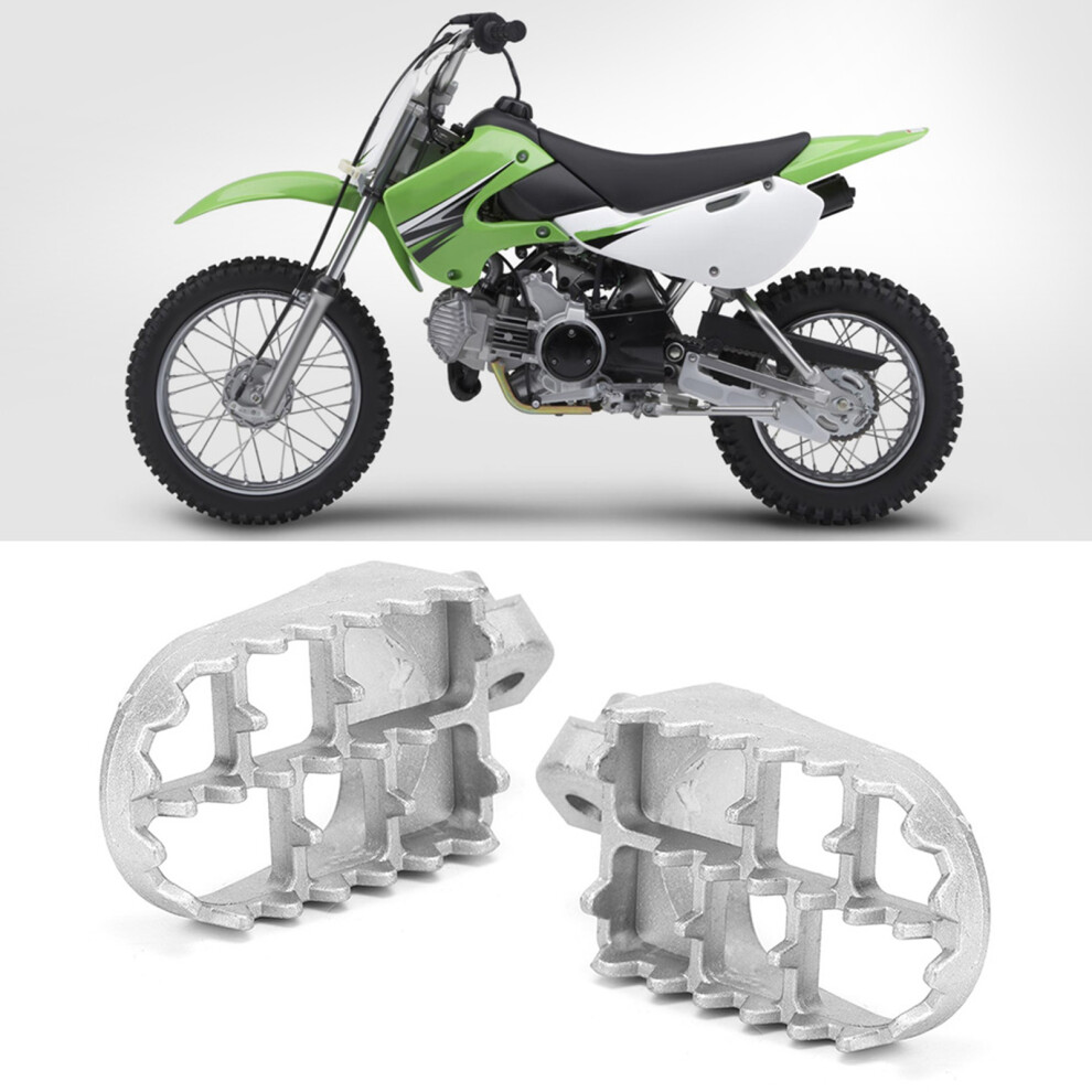 Aluminium Motorcycle Footpegs Foot Rest Pedal Fit For Kawasaki Klx110 Klx110l Klx125 7901323541672