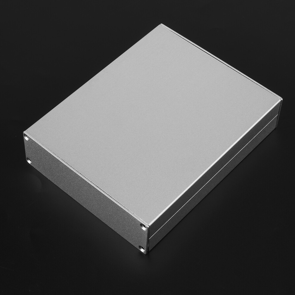 Aluminum Enclosure Split Circuit Board Heat Dissipation Shielded Electricity Box 33X114x140mmsatin Silver Flat 7891323542000
