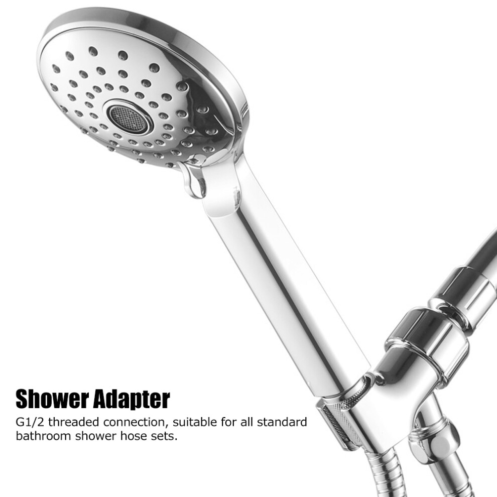 American Style Bath Shower Diverter Handheld Shower Head Adjustable Bracket Adapter Accessory 7891323542857