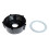 Blender Jar Base + 2Pcs Rubber O-Ring Gaskets Replacement for Oster Blender 4902-003 8