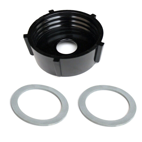 Blender Jar Base + 2Pcs Rubber O-Ring Gaskets Replacement for Oster Blender 4902-003 2