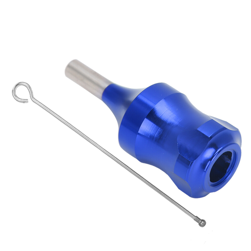 28mm Tattoo Machine Grip Aluminum Alloy Cartridge Needles Tattoo Grip Tattoo SuppliesBlue