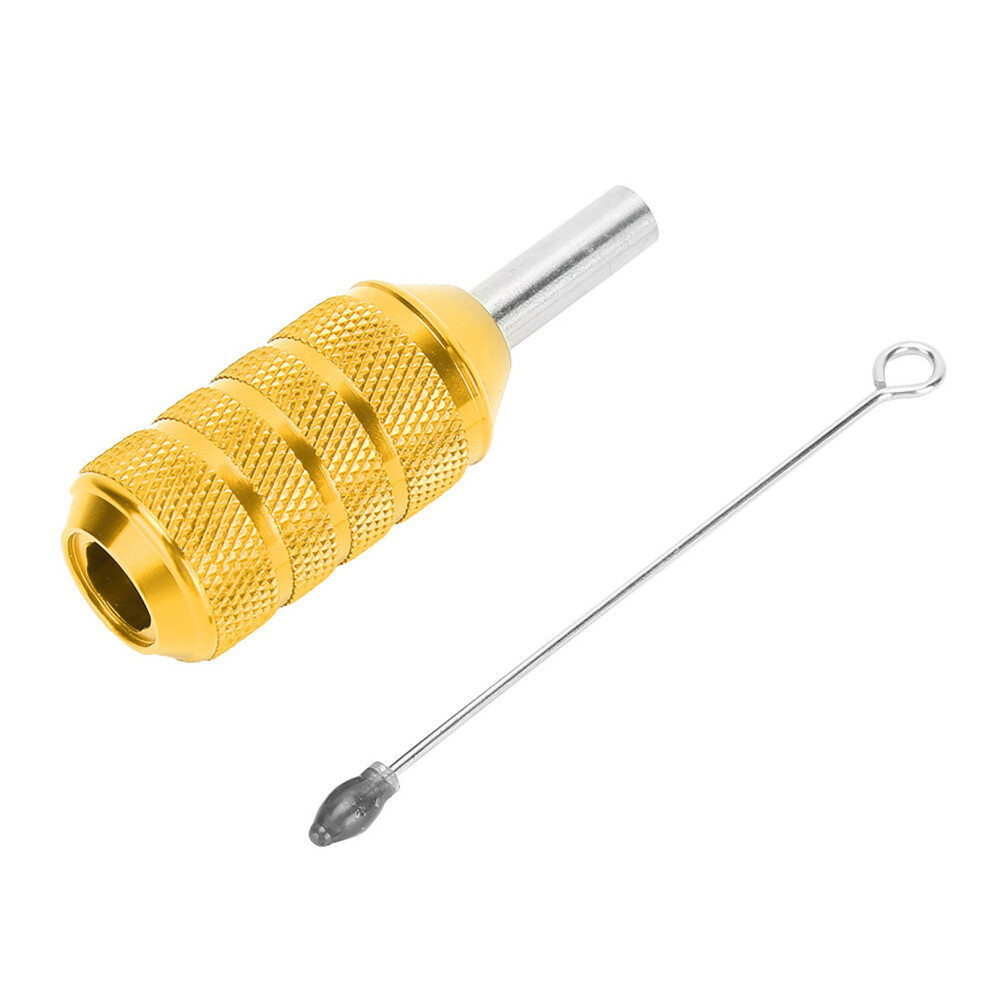 25mm Tattoo Machine Grip Aluminum Alloy Cartridge Needles Tattoo Grip Tattoo SuppliesGold