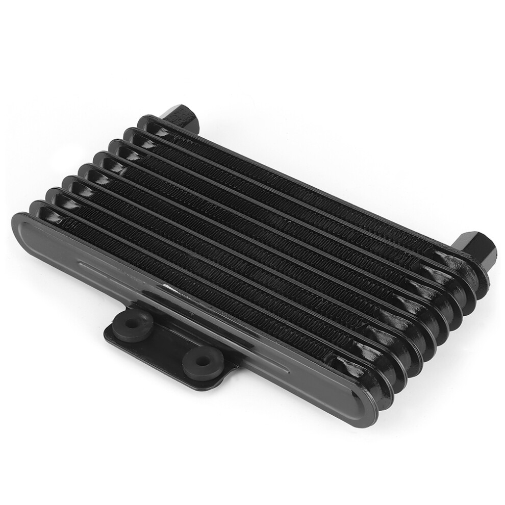8 Row Engine Oil Cooler Cooling Radiator Universal For 125Â250Cc Motorcycle Dirt Bike Atv Black 8491323549116