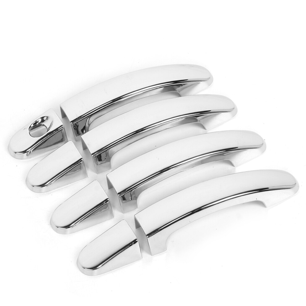8Pcs Car Outer Door Handle Trim Chrome Cover Fit For Ford Ranger T6 2012Â2016 6901323550989