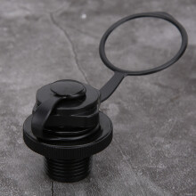 ( 5Pcs/Set ) 2 in 1 Air Valve Nozzle Inflatable Boat Valve Screw Nozzle Without BaseBlack