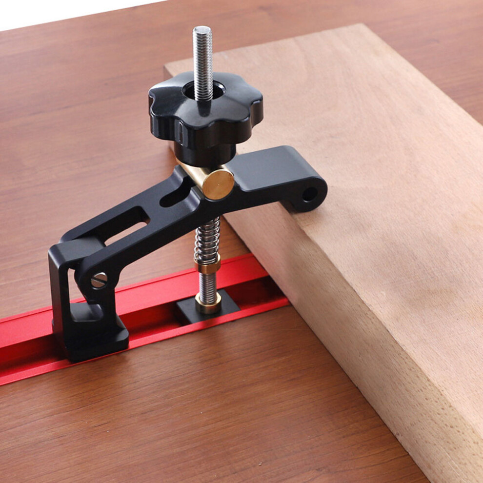 Hold Down Clamp Woodworking Fixing Clip Fixtures Carpentry Tool For 30‑Type / 45‑Type Chute 7661323552954