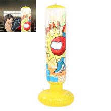 Kinder-aufblasbare Punching-Bolzen, 125 cm, Gelb oder Blau, Fitness-Sandsack